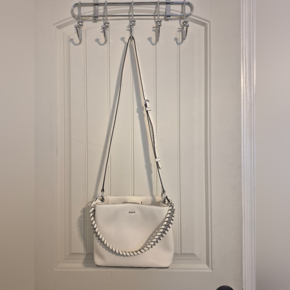 DKNY White Shoulder Bag - Picture 2 of 14